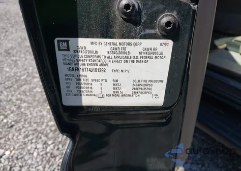 2004 Chevrolet Suburban 1500 Lt from USA, damaged, VIN 1GNFK16T14J101292